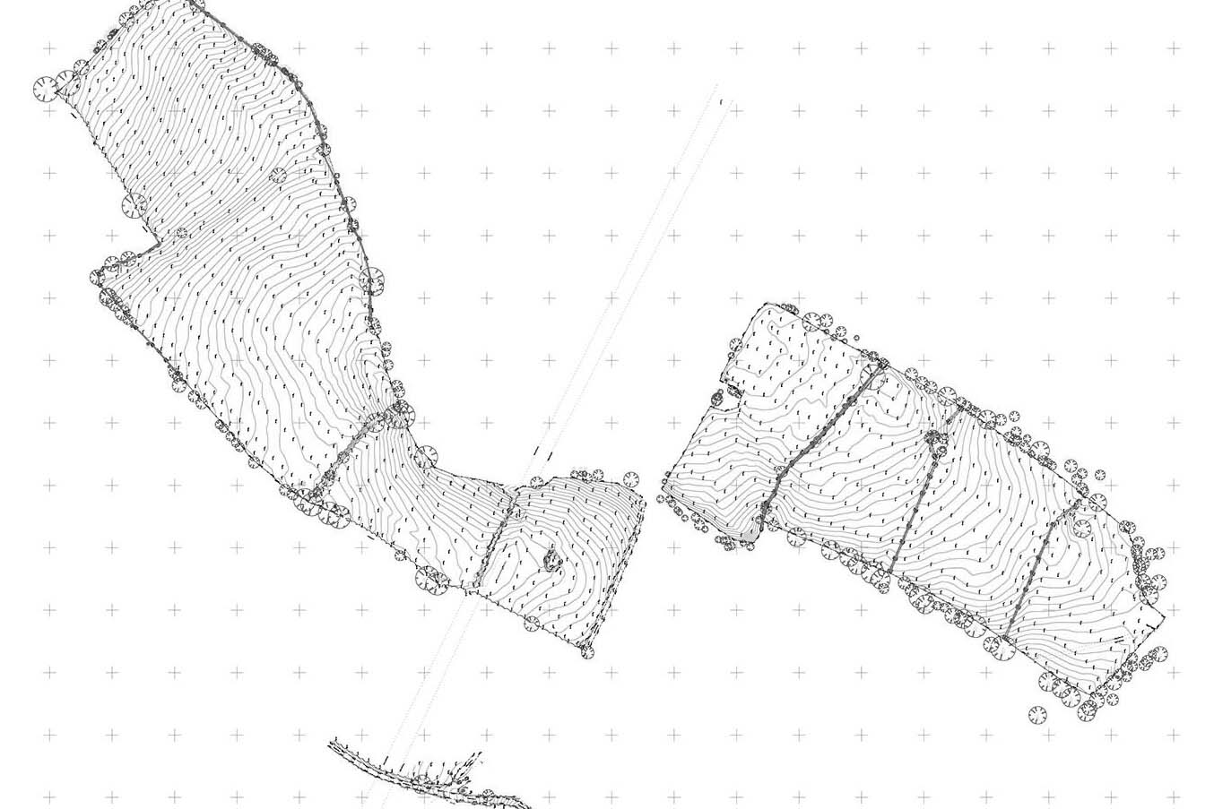 topographical survey plan of solar site