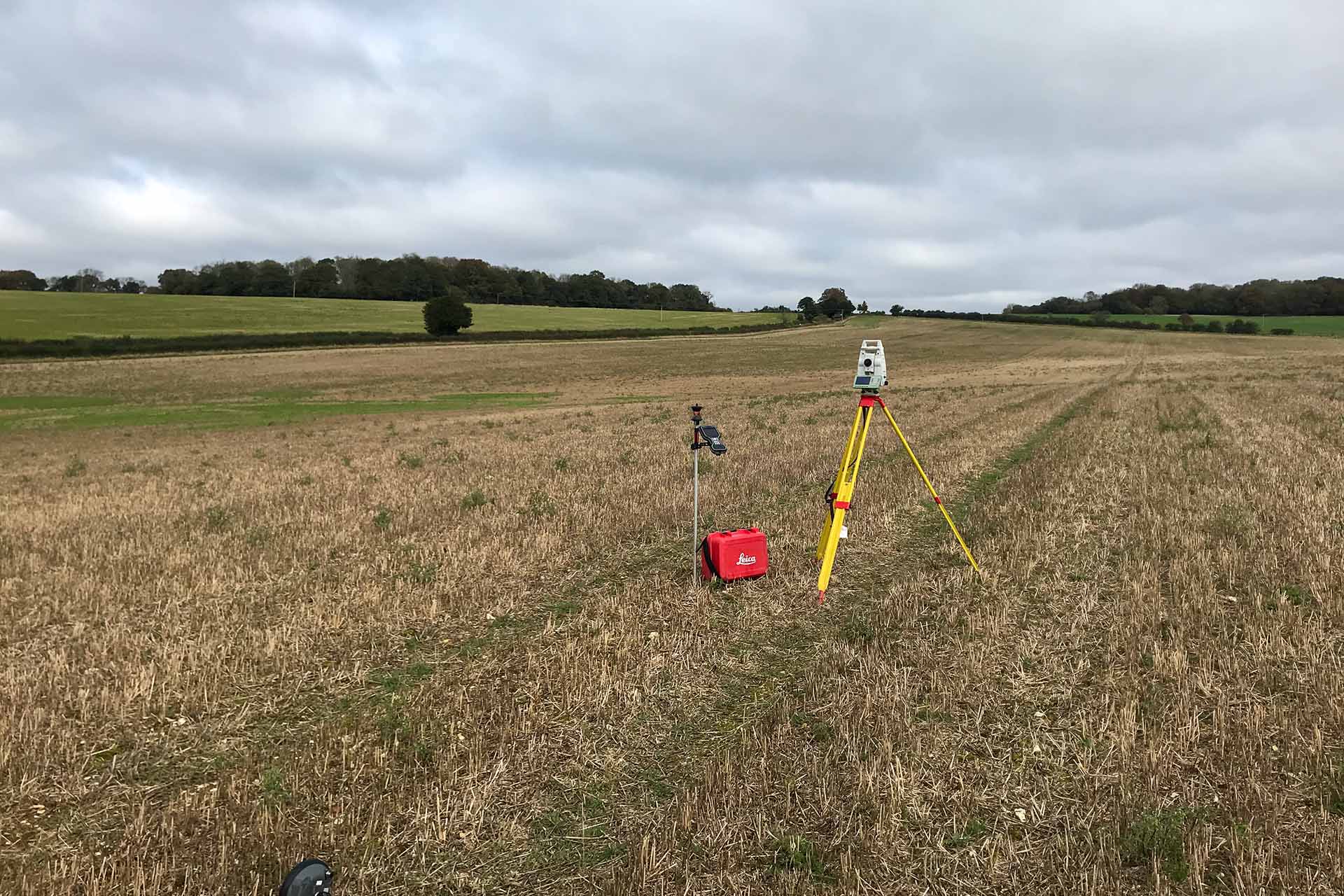 topographical survey of renewal energy site